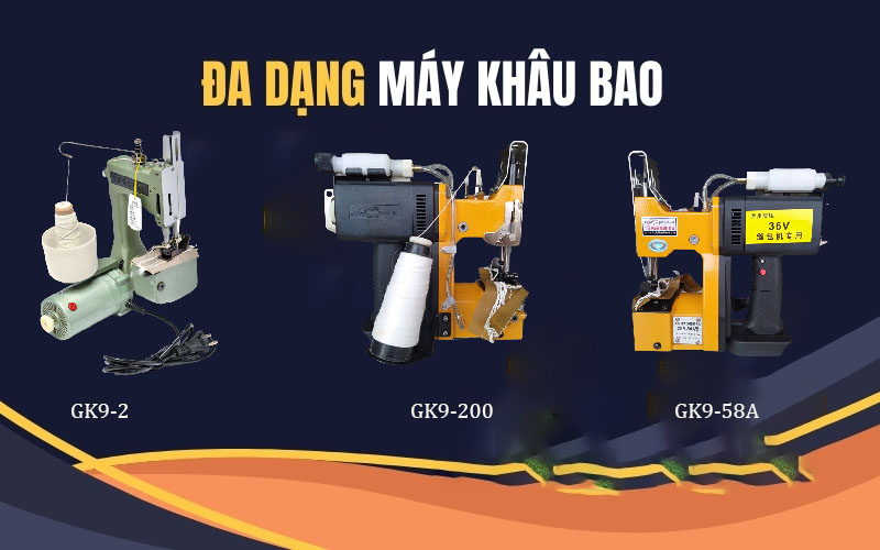 Đa dạng máy khâu bao