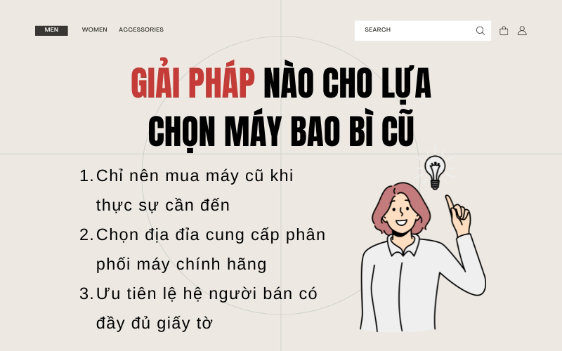 Giải pháp nào cho lựa chọn máy khâu bao cũ