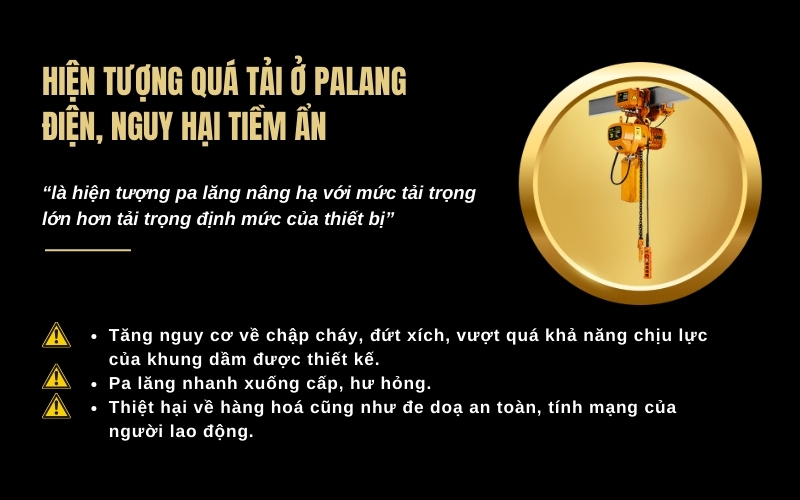 Hiện tượng quá tải ở pa lăng điện