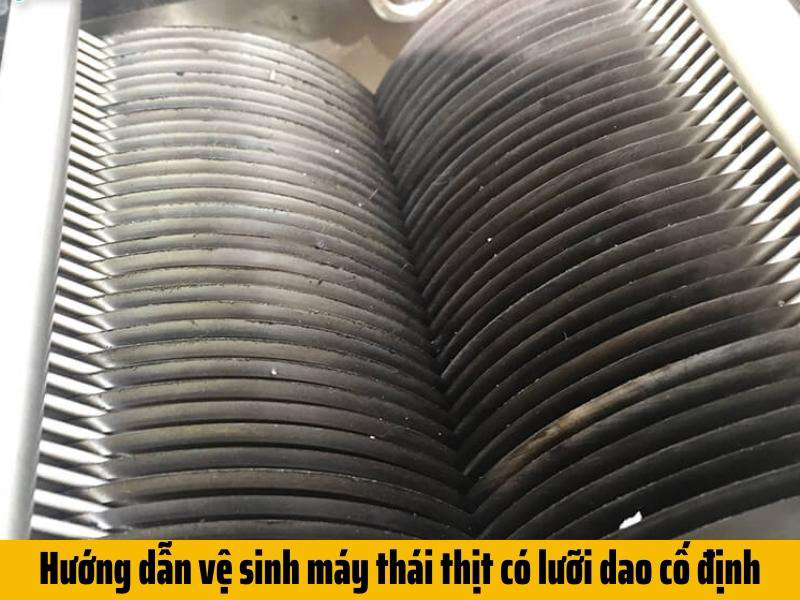 Hướng dẫn vệ sinh máy có thể tháo lưỡi dao được