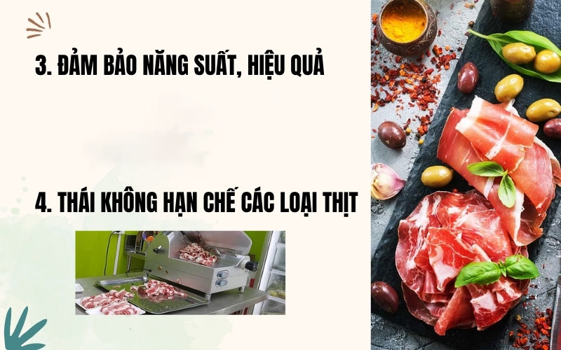 Không hạn chế các loại thịt