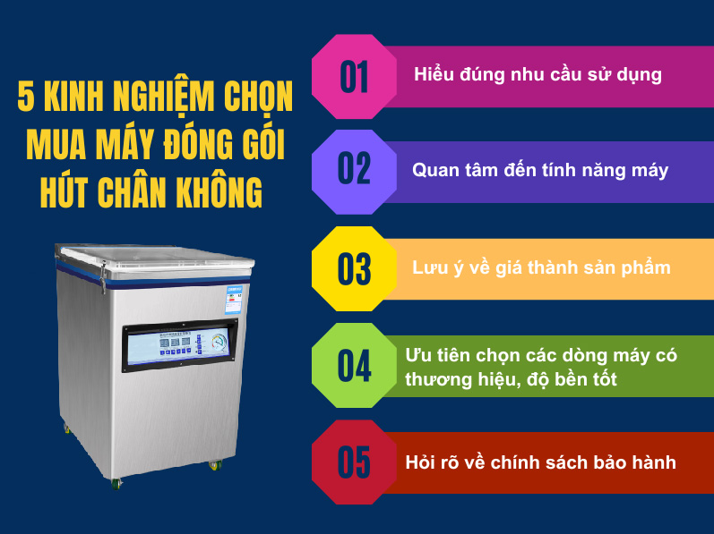 Kinh nghiệm chọn máy hút chân không