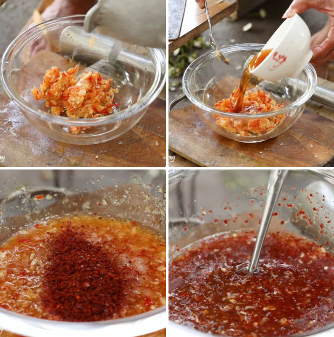 Làm nước mắm ngâm