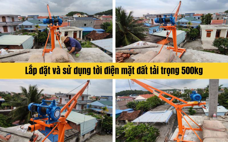 Lắp đặt và sử dụng tời điện