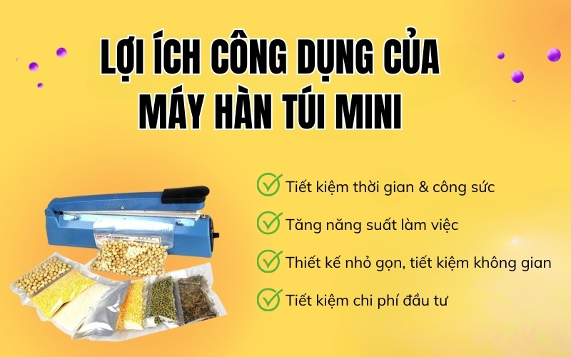 Lợi ích của máy hàn miệng túi