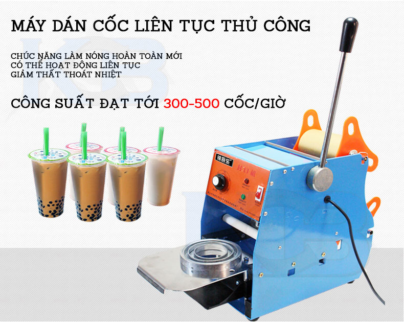 Máy ép cốc thủ công dập tay IC