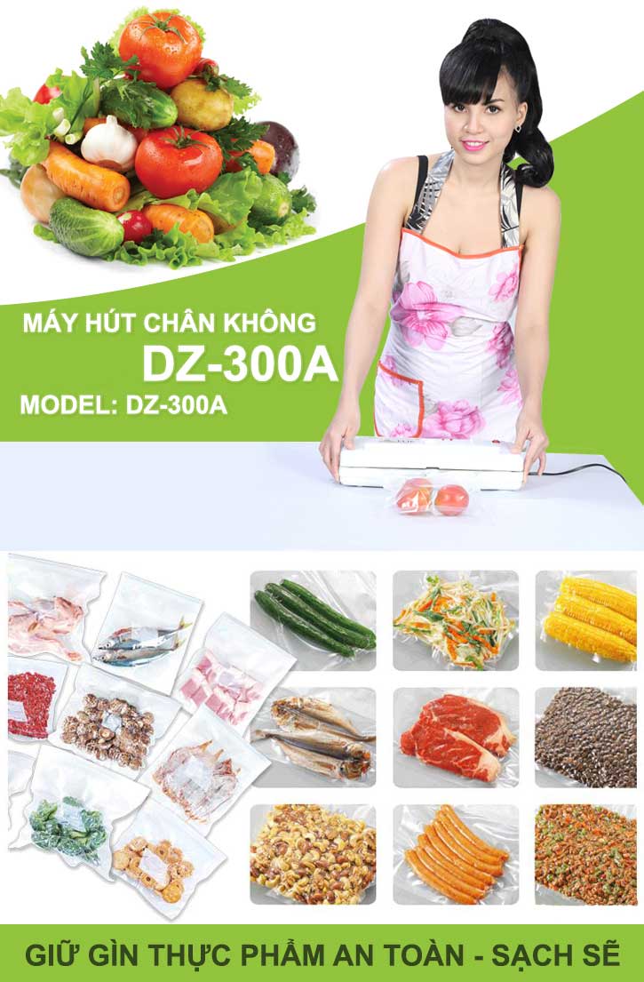 Nên sử dụng máy hút chân không để bảo quản thực phẩm