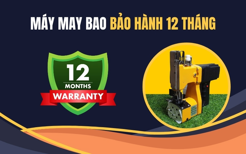 Máy bảo hành 12 tháng