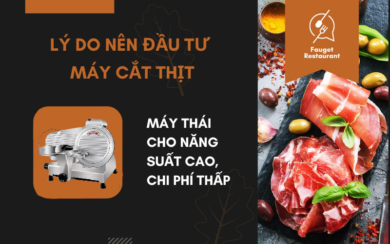 Năng suất máy thái thịt