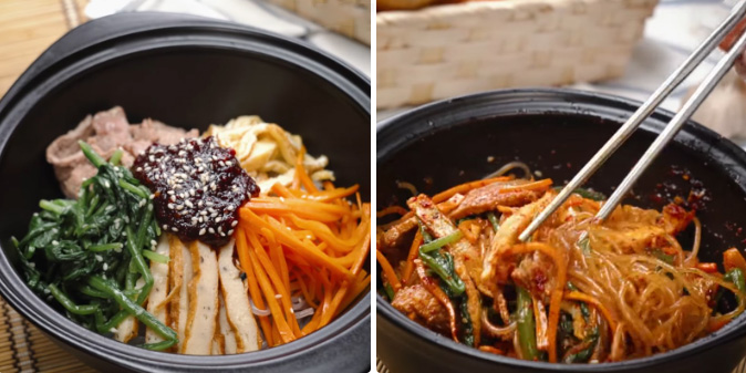 Món miến trộn hàn quốc bắt mắt hấp dẫn thơm ngon