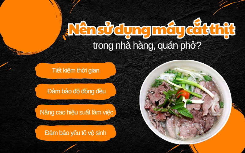 Nên sử dụng máy cắt thịt như thế nào?