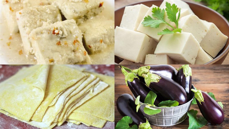 Nguyên liệu làm Lẩu chao đậu nành chay