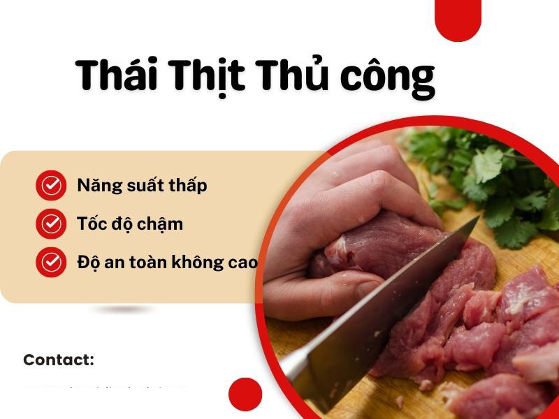 Phương pháp thái thịt thủ công
