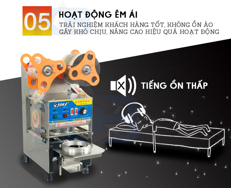 Máy ép miệng ly tự động Eton - Q7