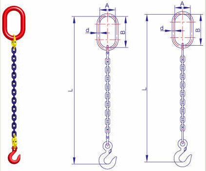 Sling xích đơn