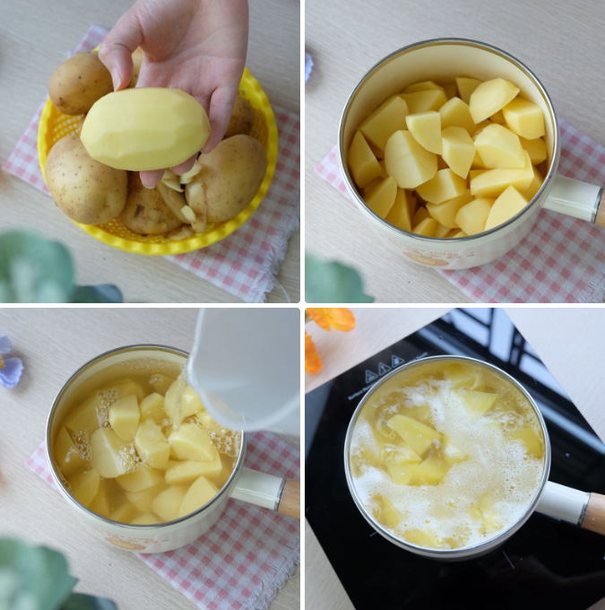 Sơ chế khoai tây