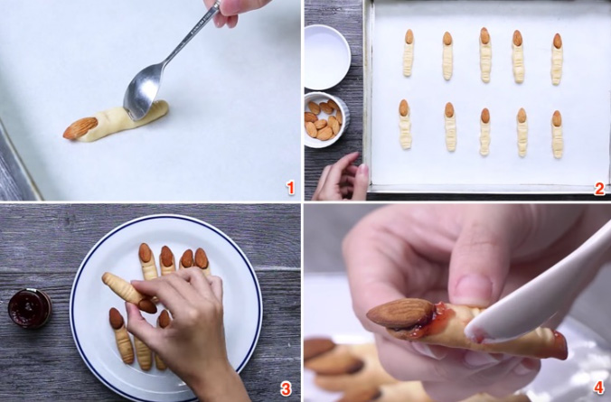 Tạo hình và nướng bánh