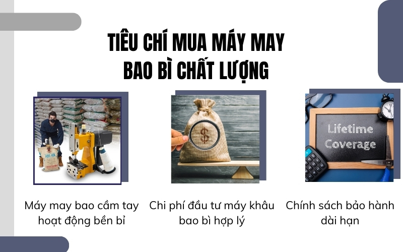 Mua máy may bao chất lượng với những chính sách tốt