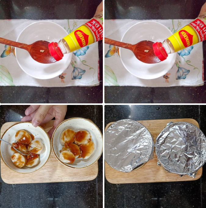 Ướp nấm đùi gà