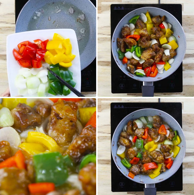Xào sườn chua ngọt