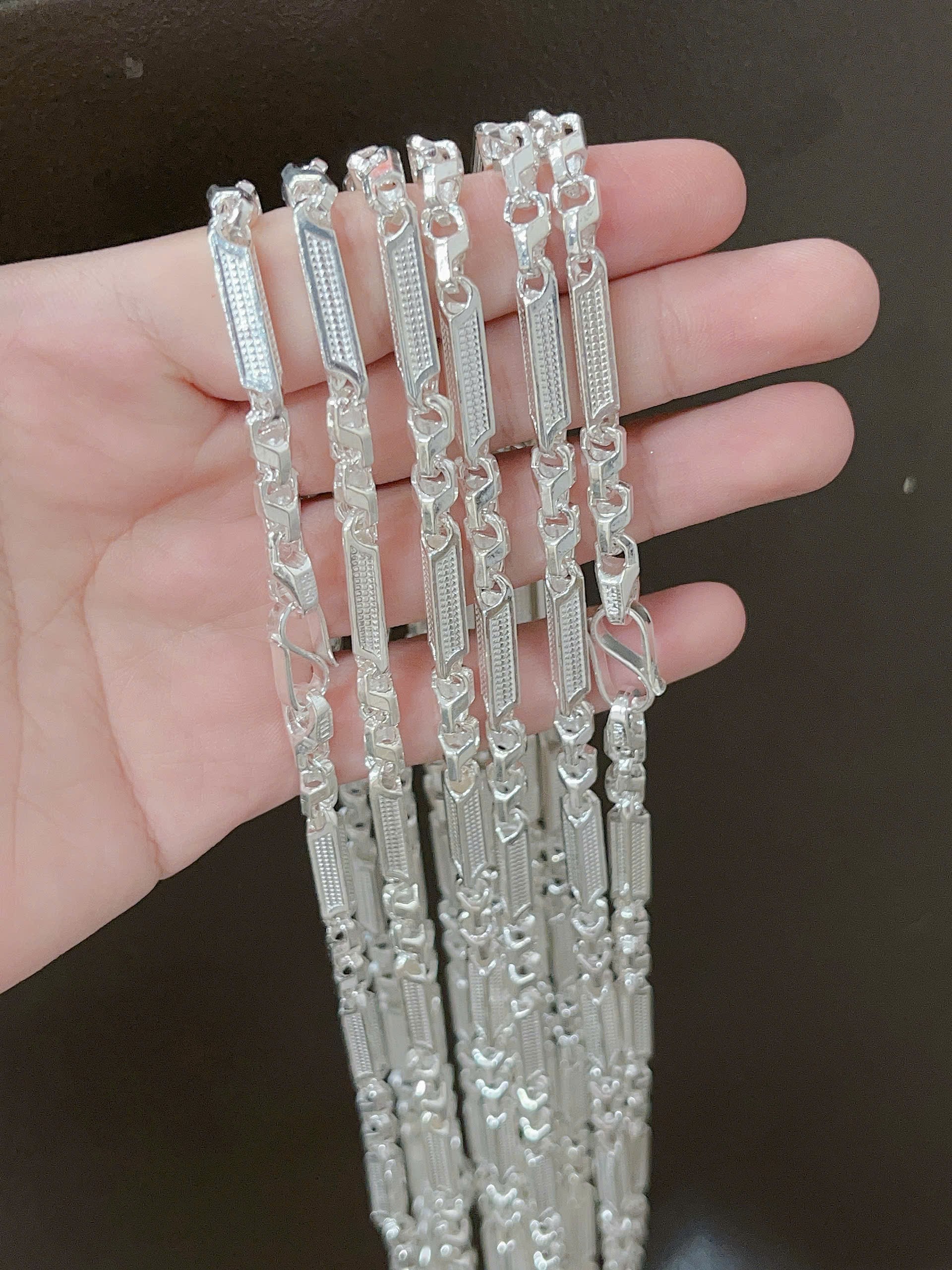 Dây chuyền nam dạng đúc BẠC HIỂU MINH THDBN