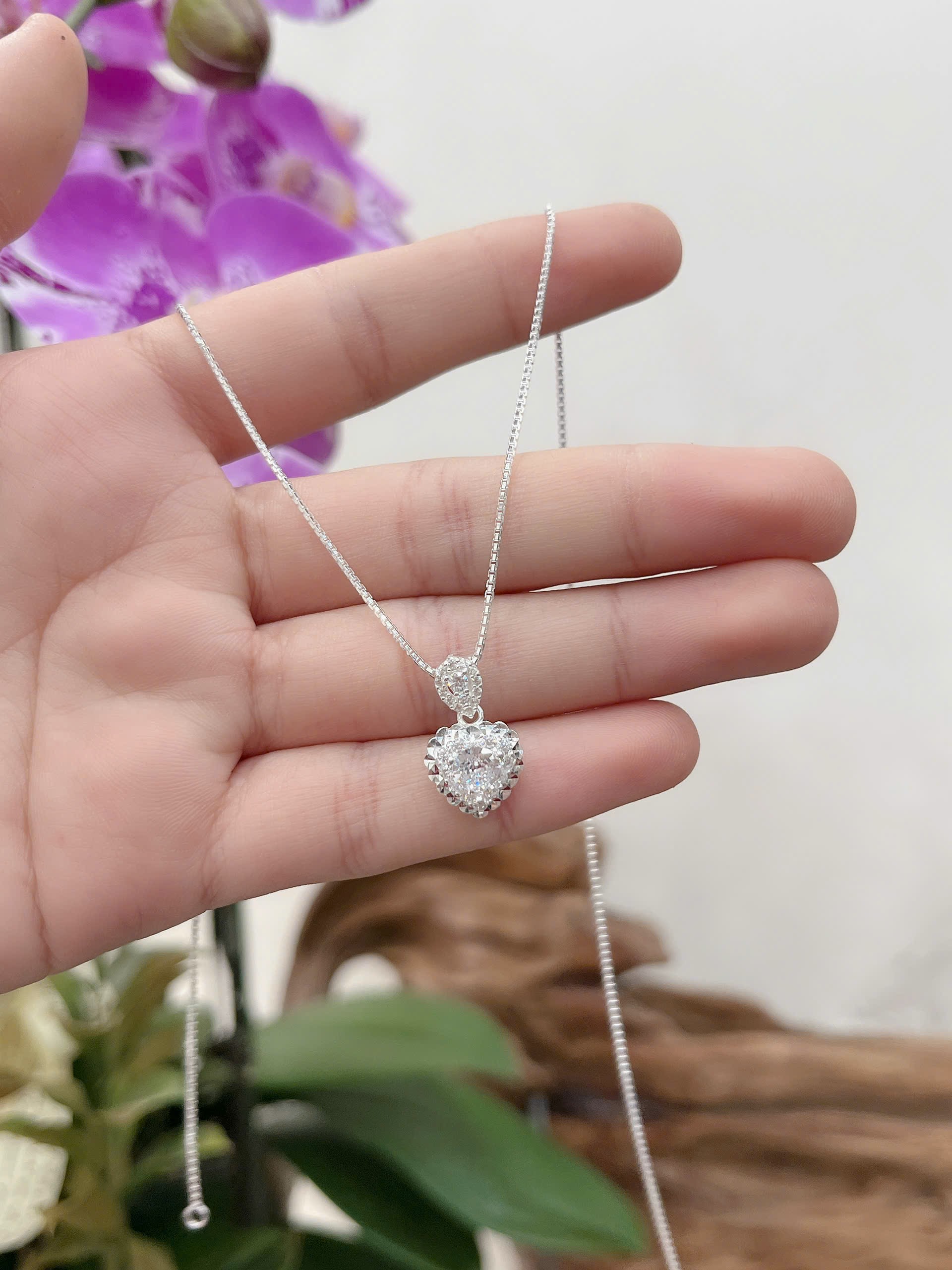 Dây Chuyền Bạc Mặt Bi Phay Cát Bạc Hiểu Minh DMD556