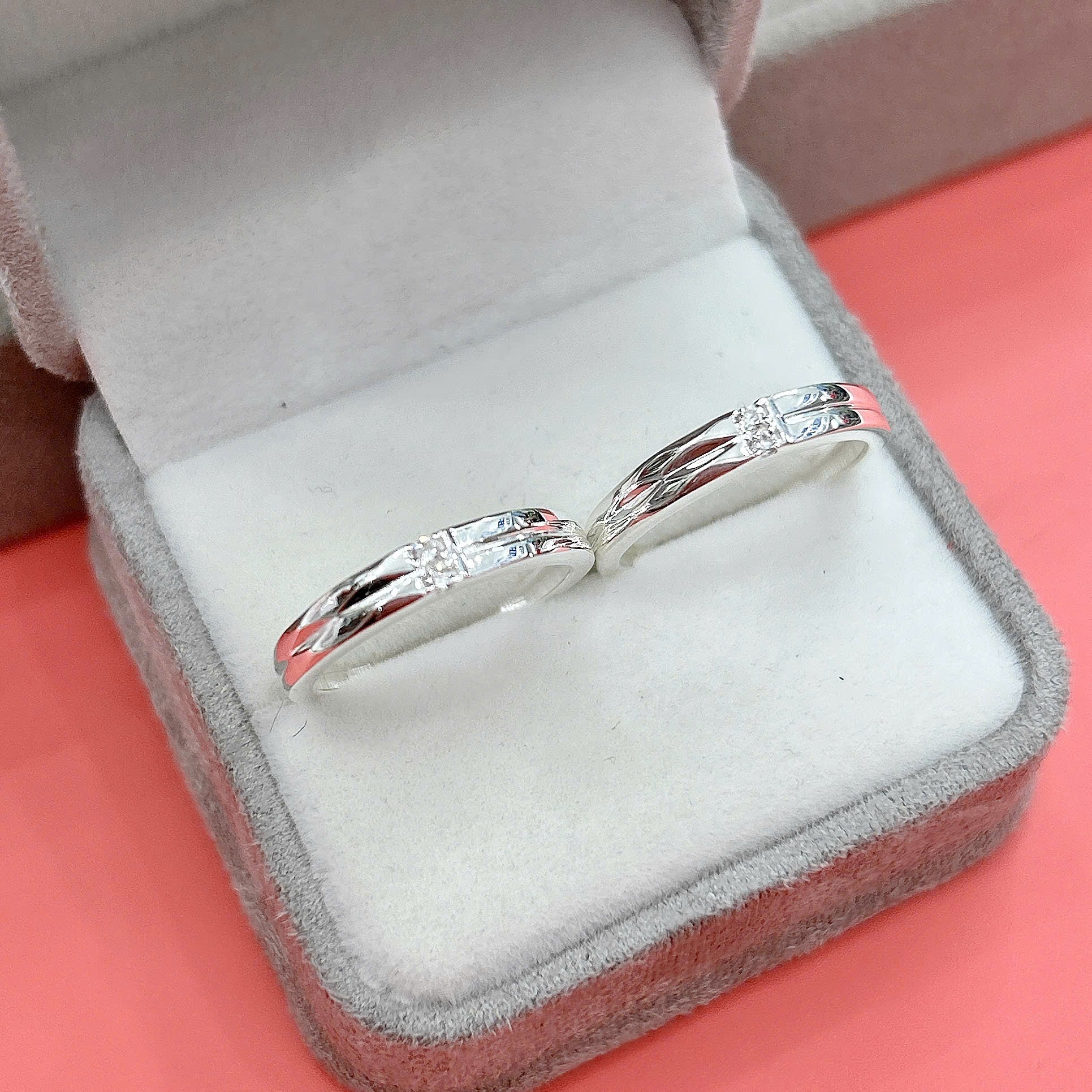 Nhẫn đôi bạc size nhẫn theo yêu cầu bảo hành vĩnh viễn BẠC HIỂU MINH NC