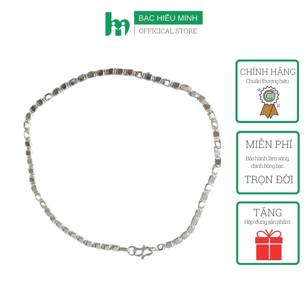 Dây Chuyền Trẻ Em Bạc Ta Bạc Hiểu Minh DTE047 - Bảo Hành Vĩnh Viễn  ( Hàng Chính Hãng )