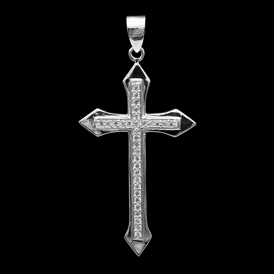 Mặt Dây Chuyền Nam Bạc 925 Hình Thánh Giá BẠC HIỂU MINH MDN027