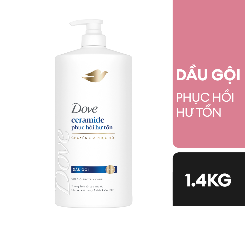 Dầu gội Dove Ceramide phục hồi hư tổn 640G/ 880G/ 1.4KG