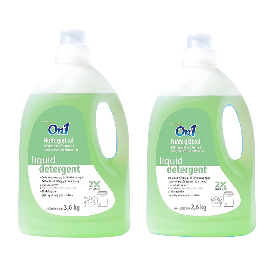Chai nước giặt ON1 Hương Bamboo Charcoal thơm mát