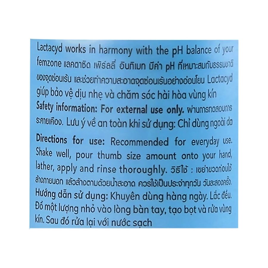 Dung Dịch Vệ Sinh Phụ Nữ Lactacyd Pearly Intimate
