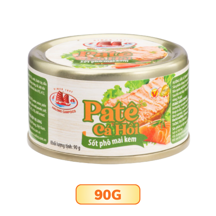  Pate cá hồi sốt phô mai Hạ Long 90G/150G