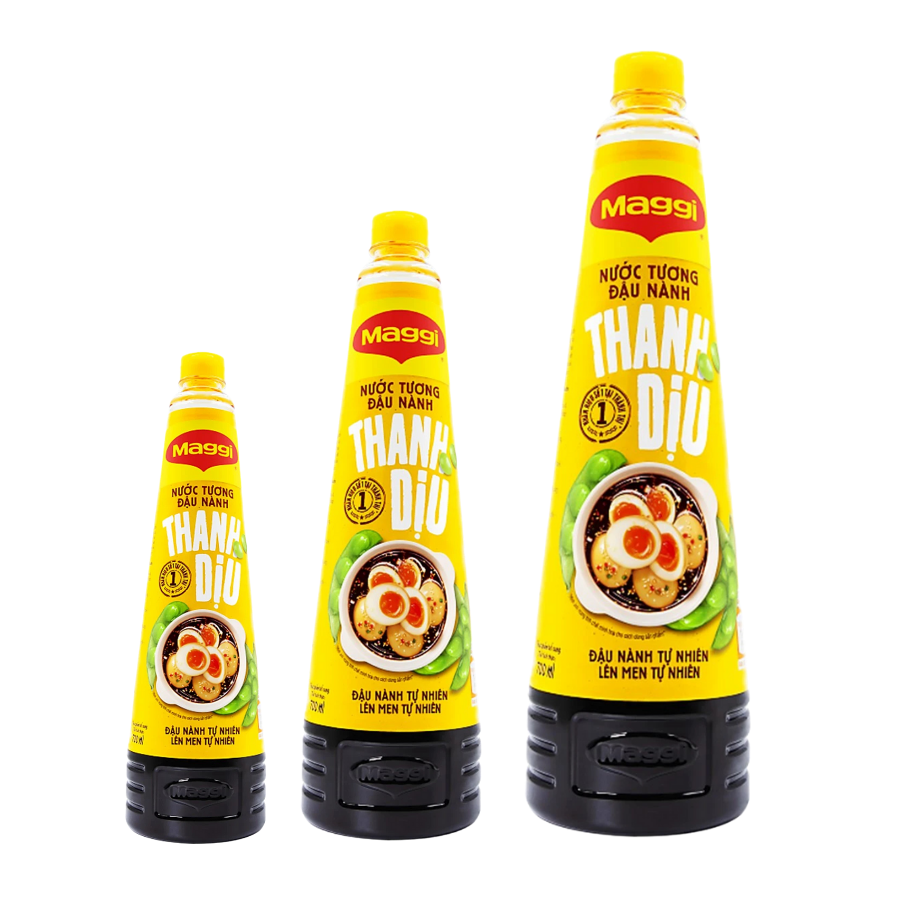 Nước tương đậu nành Maggi thanh dịu 700ML/450ML/300ML