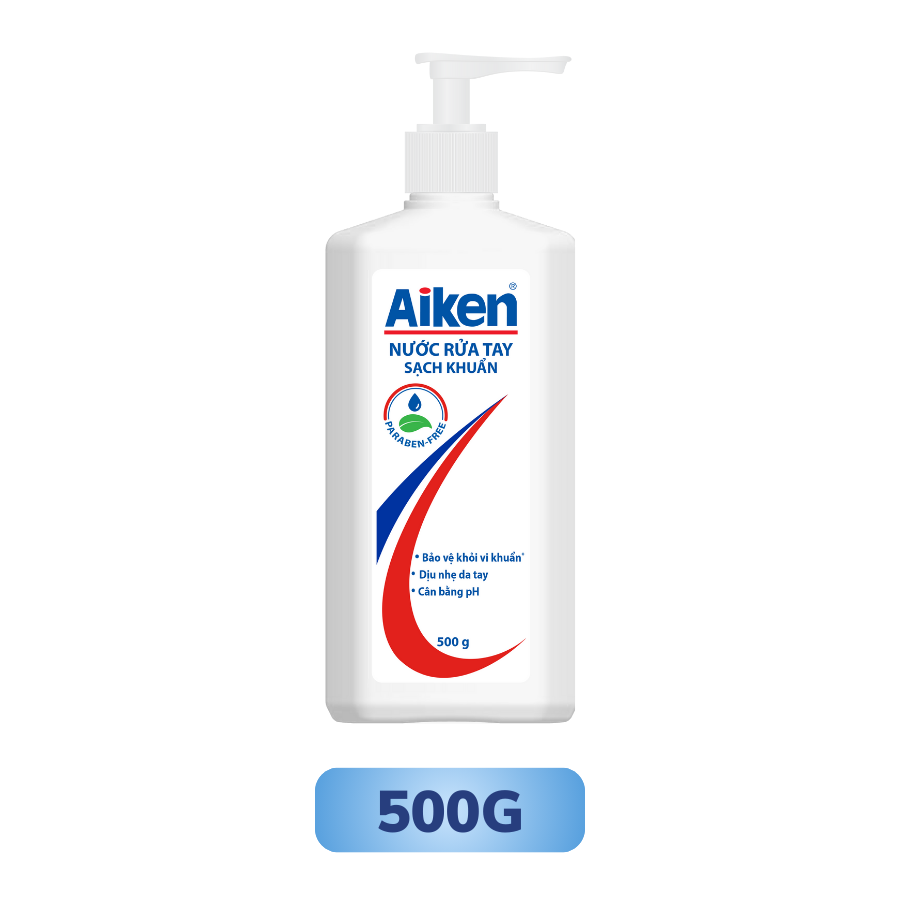 Nước rửa tay sạch khuẩn Aiken