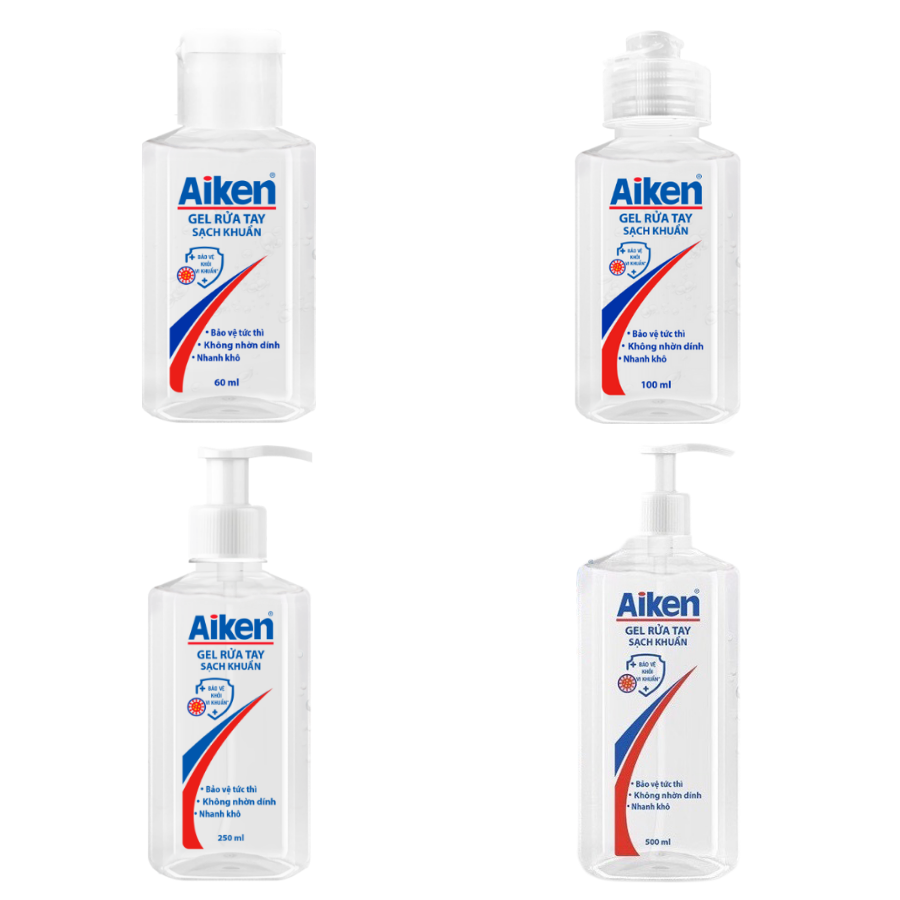 Gel rửa tay sạch khuẩn Aiken