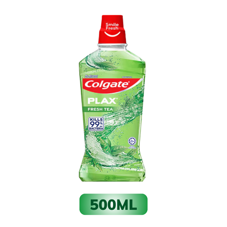 Nước Súc Miệng Hương Trà Xanh Colgate Plax Fresh Tea
