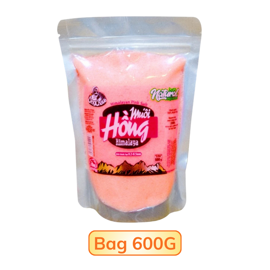 Muối Hồng Himalaya (size 0.2mm-0.5mm) 600G/325G