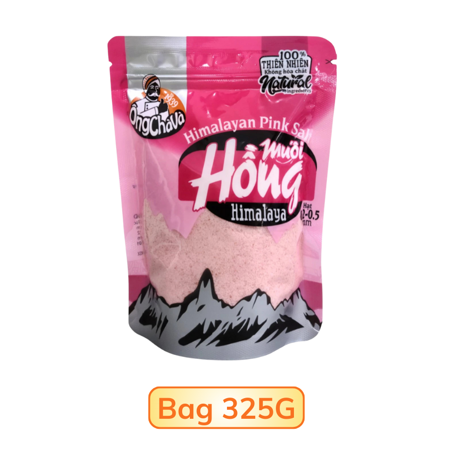 Muối Hồng Himalaya (size 0.2mm-0.5mm) 600G/325G
