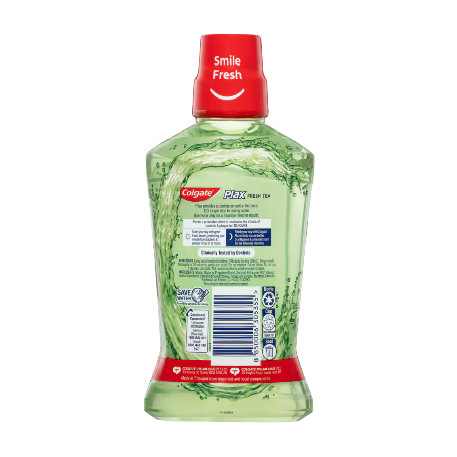 Nước Súc Miệng Hương Trà Xanh Colgate Plax Fresh Tea