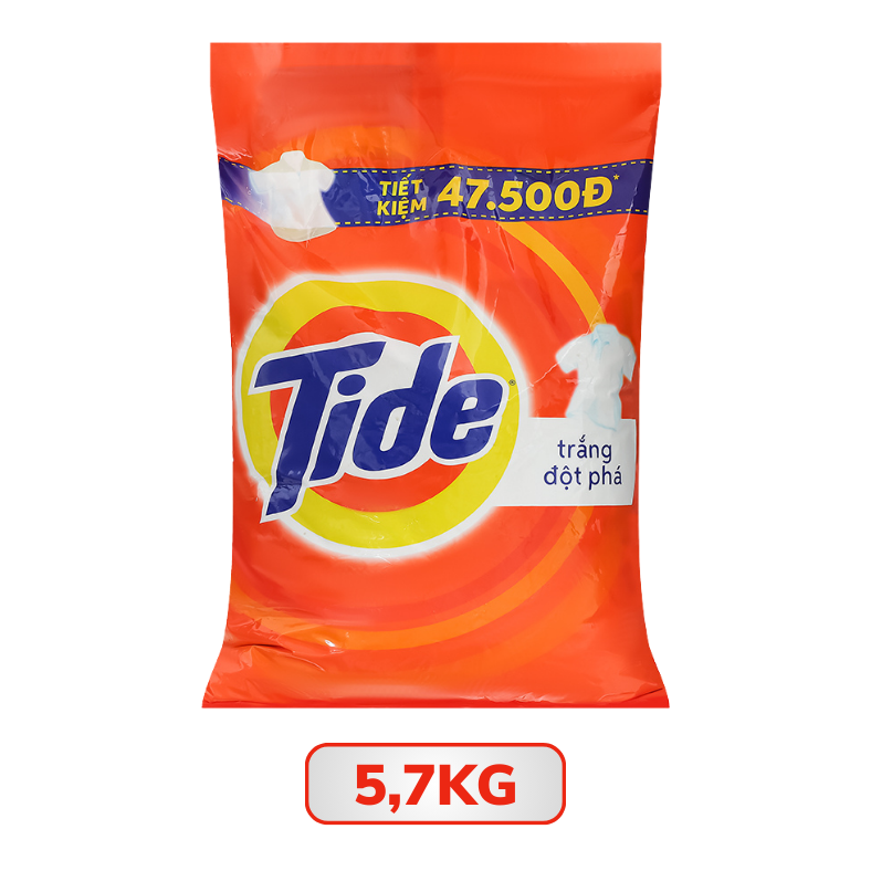 Bột giặt Tide trắng đột phá