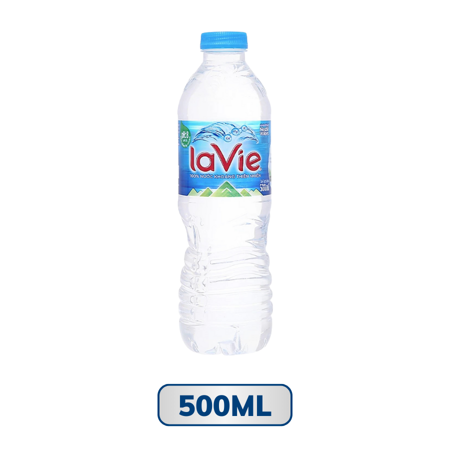 Nước khoáng La Vie vị dịu nhẹ 350ML/500ML/1L/5L/6L