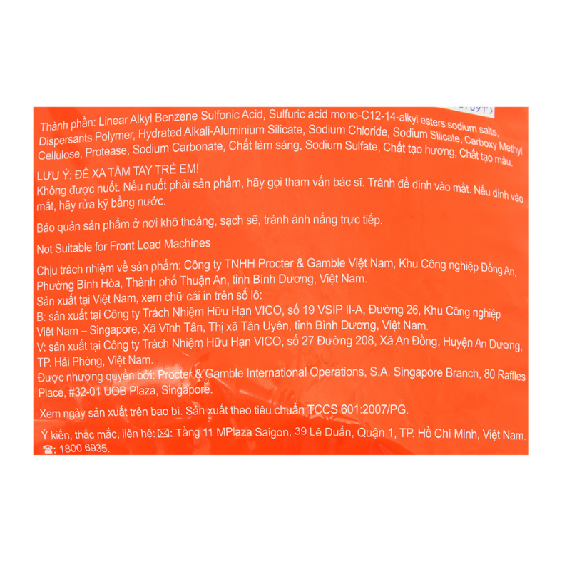 Bột giặt Tide trắng đột phá