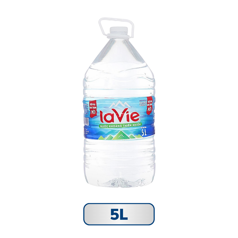 Nước khoáng La Vie vị dịu nhẹ 350ML/500ML/1L/5L/6L