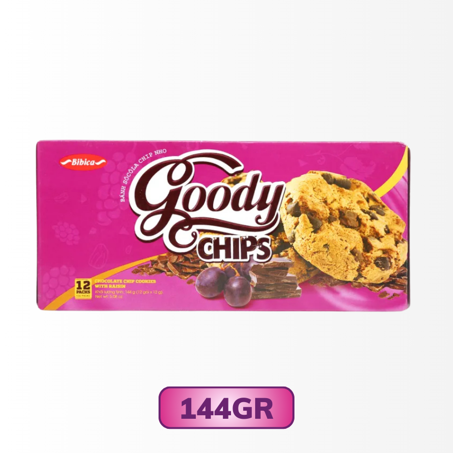 Bánh Goody Chip Socola Nho Bibica