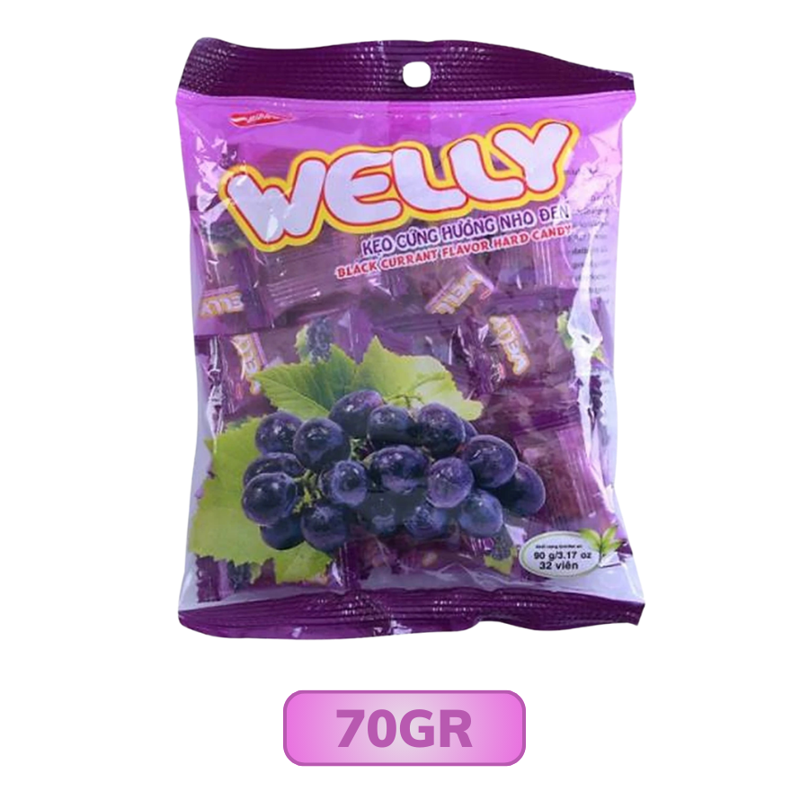 Kẹo cứng Welly Hương nho đen