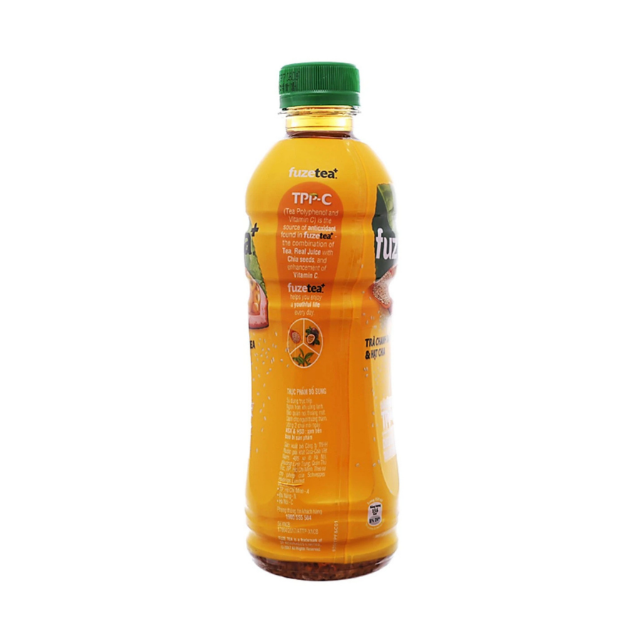 Trà chanh dây và hạt chia Fuzetea 350ML/450ML