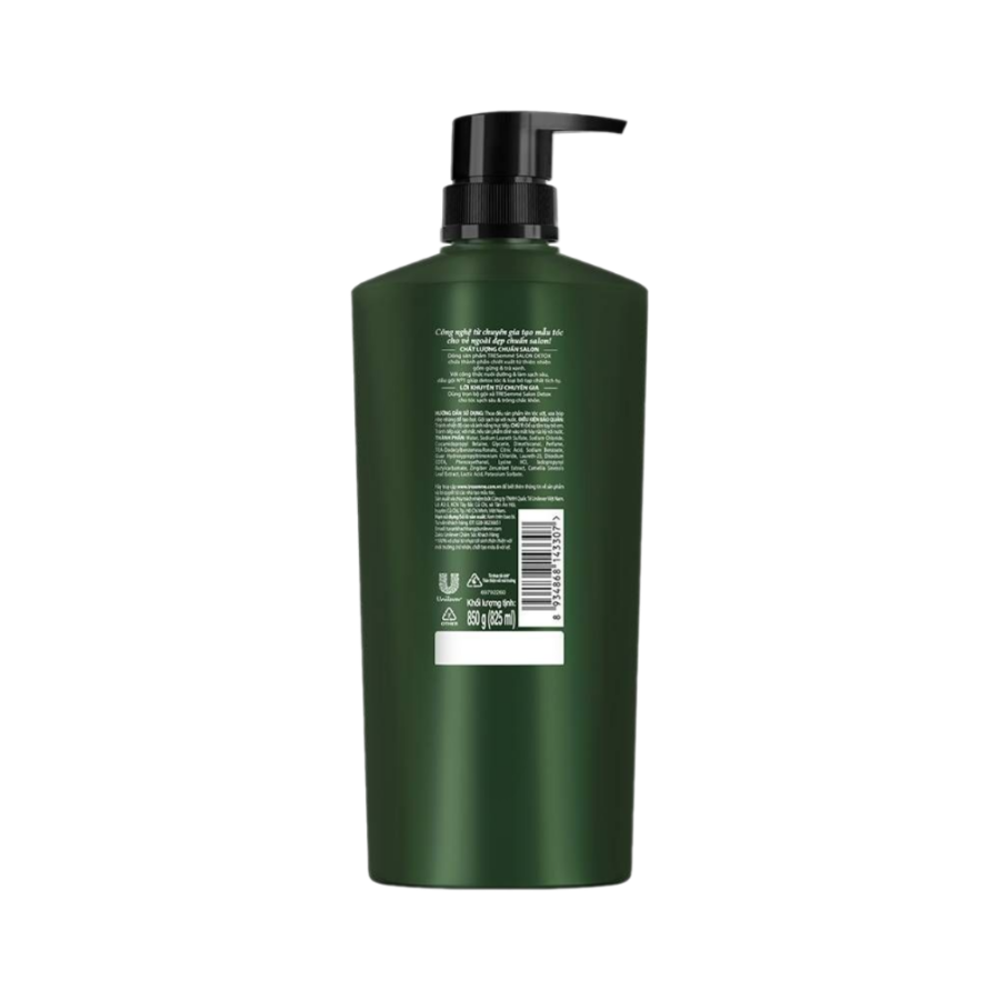 Dầu Gội TRESemmé Salon Detox Gừng và Trà Xanh Chai 640G/ 850G