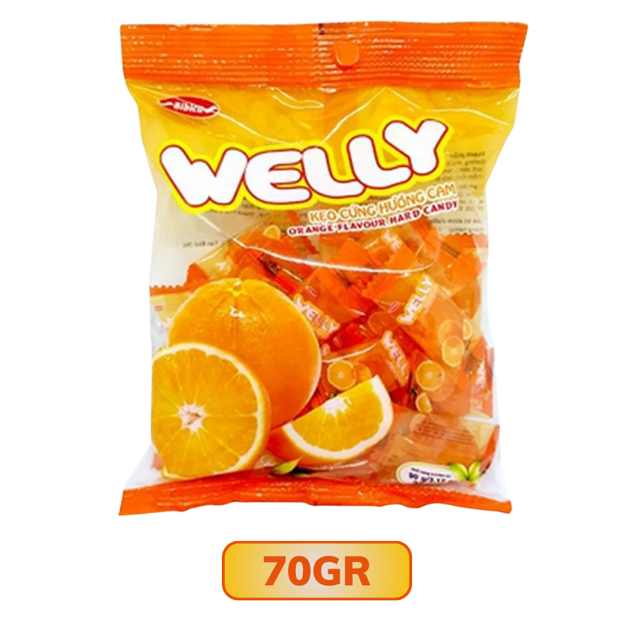 Kẹo cứng Welly Hương Cam