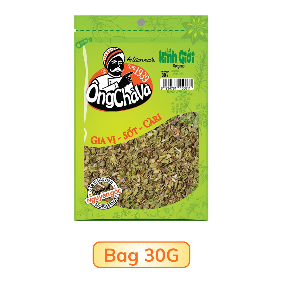 Lá Kinh Giới Ông Chà Và 500G/30G/15G